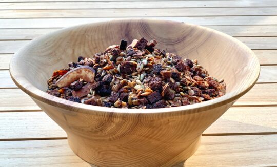 Granola su rugine duona